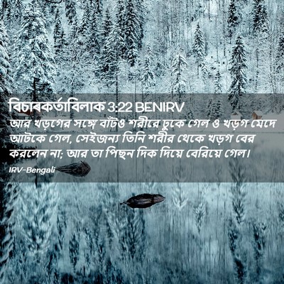 Picture 02 - বিচাৰকর্তাবিলাক 3:22 BENIRV - আর খড়গের সঙ্গে - Bible Verse Picture
