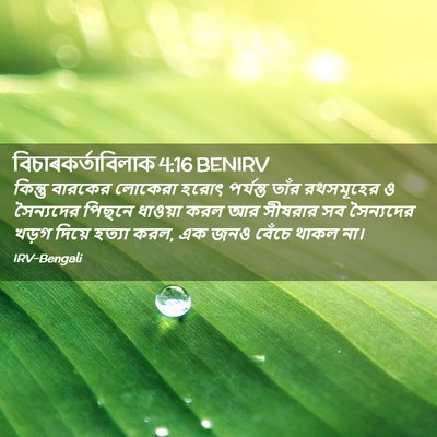 Picture 02 - বিচাৰকর্তাবিলাক 4:16 BENIRV - কিন্তু বারকের - Bible Verse Picture