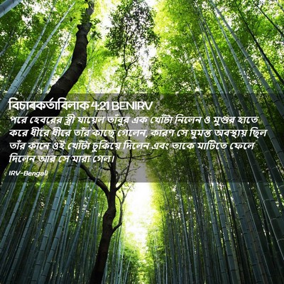 Picture 02 - বিচাৰকর্তাবিলাক 4:21 BENIRV - পরে হেবরের স্ত্রী - Bible Verse Picture