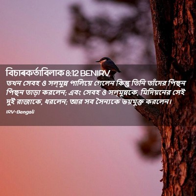 Picture 02 - বিচাৰকর্তাবিলাক 8:12 BENIRV - তখন সেবহ ও - Bible Verse Picture