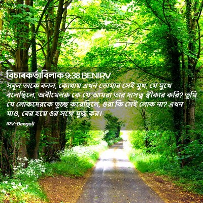 Picture 02 - বিচাৰকর্তাবিলাক 9:38 BENIRV - সবূল তাকে বলল, - Bible Verse Picture