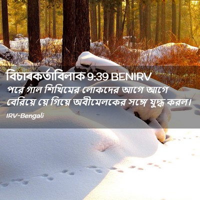 Picture 02 - বিচাৰকর্তাবিলাক 9:39 BENIRV - পরে গাল শিখিমের - Bible Verse Picture