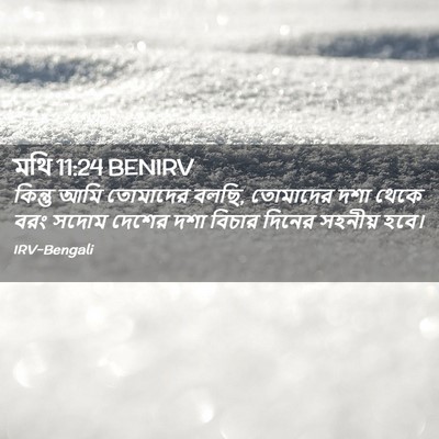 Picture 02 - মথি 11:24 BENIRV - কিন্তু আমি - Bible Verse Picture