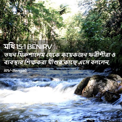 Picture 02 - মথি 15:1 BENIRV - তখন যিরুশালেম - Bible Verse Picture