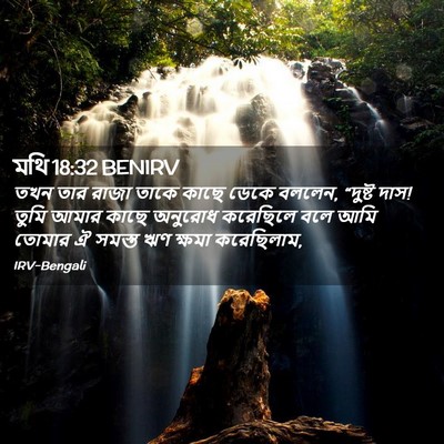 Picture 02 - মথি 18:32 BENIRV - তখন তার রাজা তাকে - Bible Verse Picture