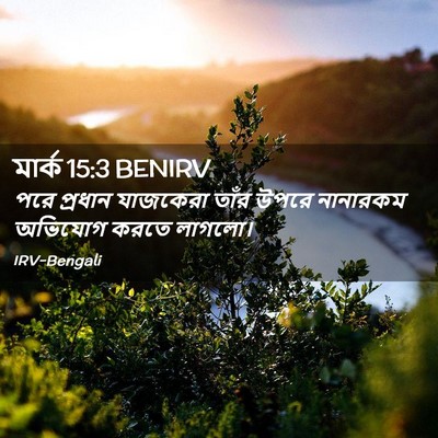 Picture 02 - মার্ক 15:3 BENIRV - পরে প্রধান - Bible Verse Picture