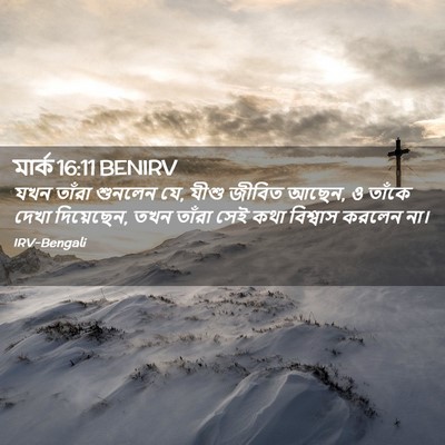 Picture 02 - মার্ক 16:11 BENIRV - যখন তাঁরা শুনলেন - Bible Verse Picture