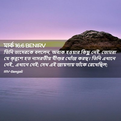 Picture 02 - মার্ক 16:6 BENIRV - তিনি তাদেরকে - Bible Verse Picture