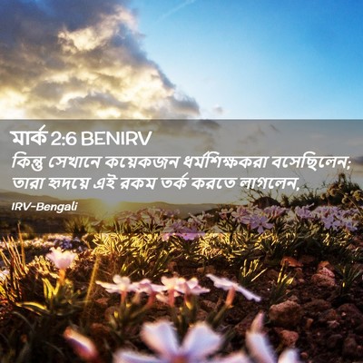 Picture 02 - মার্ক 2:6 BENIRV - কিন্তু সেখানে - Bible Verse Picture