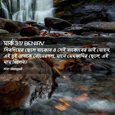 Picture 02 - মার্ক 3:17 BENIRV - সিবদিয়ের ছেলে - Bible Verse Picture