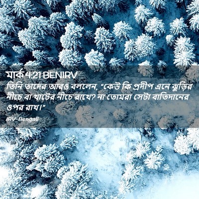 Picture 02 - মার্ক 4:21 BENIRV - তিনি তাদের আরও - Bible Verse Picture