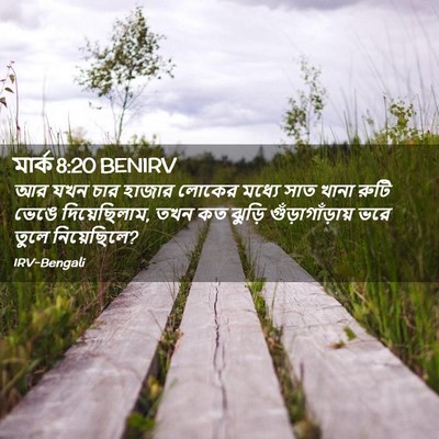 Picture 02 - মার্ক 8:20 BENIRV - আর যখন চার হাজার - Bible Verse Picture