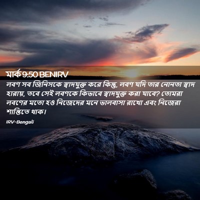 Picture 02 - মার্ক 9:50 BENIRV - লবণ সব জিনিসকে - Bible Verse Picture