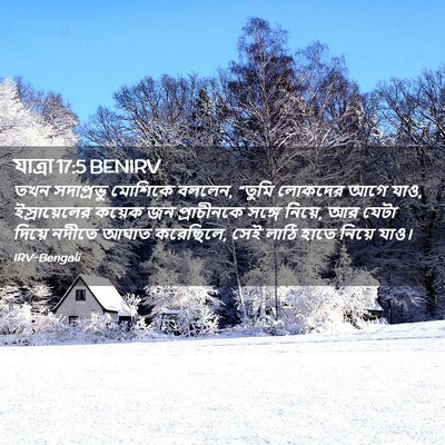 Picture 02 - যাত্ৰা 17:5 BENIRV - তখন সদাপ্রভু - Bible Verse Picture