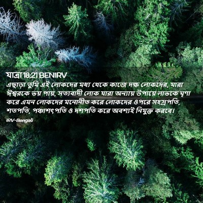 Picture 02 - যাত্ৰা 18:21 BENIRV - এছাড়া তুমি এই - Bible Verse Picture