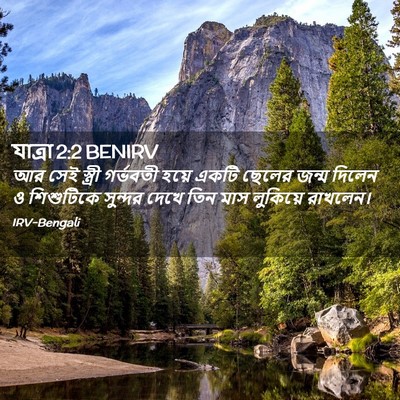 Picture 02 - যাত্ৰা 2:2 BENIRV - আর সেই স্ত্রী - Bible Verse Picture