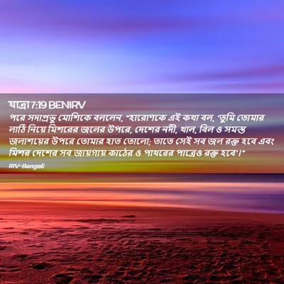 Picture 02 - যাত্ৰা 7:19 BENIRV - পরে সদাপ্রভু - Bible Verse Picture