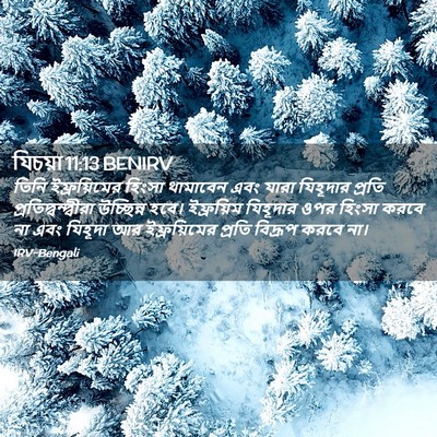 Picture 02 - যিচয়া 11:13 BENIRV - তিনি ইফ্রয়িমের - Bible Verse Picture