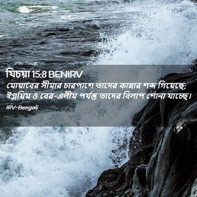 Picture 02 - যিচয়া 15:8 BENIRV - মোয়াবের সীমার - Bible Verse Picture