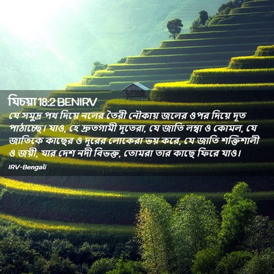 Picture 02 - যিচয়া 18:2 BENIRV - যে সমুদ্র পথ দিয়ে - Bible Verse Picture