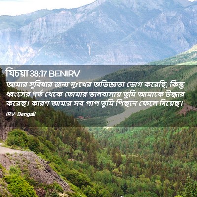 Picture 02 - যিচয়া 38:17 BENIRV - আমার সুবিধার জন্য - Bible Verse Picture