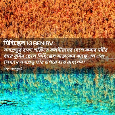 Picture 02 - যিহিষ্কেল 1:3 BENIRV - সদাপ্রভুর বাক্য - Bible Verse Picture