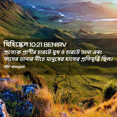 Picture 02 - যিহিষ্কেল 10:21 BENIRV - প্রত্যেক প্রাণীর - Bible Verse Picture