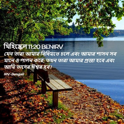 Picture 02 - যিহিষ্কেল 11:20 BENIRV - যেন তারা আমার - Bible Verse Picture