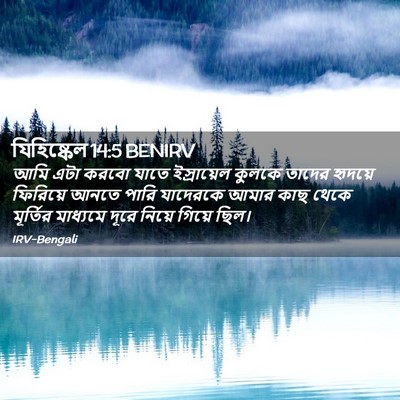 Picture 02 - যিহিষ্কেল 14:5 BENIRV - আমি এটা করবো যাতে - Bible Verse Picture