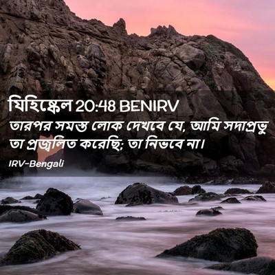 Picture 02 - যিহিষ্কেল 20:48 BENIRV - তারপর সমস্ত লোক - Bible Verse Picture