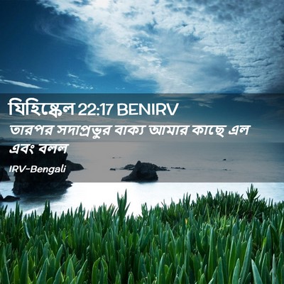 Picture 02 - যিহিষ্কেল 22:17 BENIRV - তারপর সদাপ্রভুর - Bible Verse Picture
