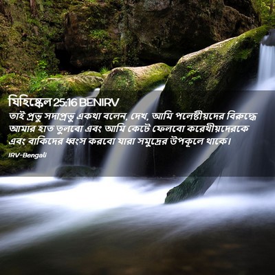 Picture 02 - যিহিষ্কেল 25:16 BENIRV - তাই প্রভু - Bible Verse Picture