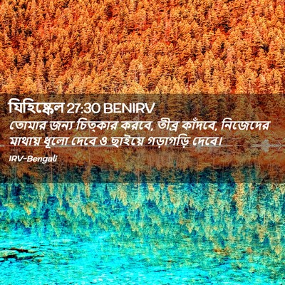 Picture 02 - যিহিষ্কেল 27:30 BENIRV - তোমার জন্য - Bible Verse Picture