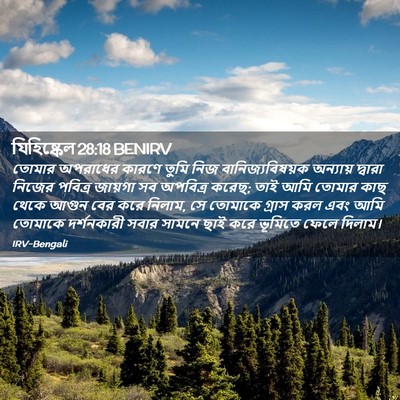Picture 02 - যিহিষ্কেল 28:18 BENIRV - তোমার অপরাধের - Bible Verse Picture