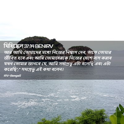 Picture 02 - যিহিষ্কেল 37:14 BENIRV - আর আমি তোমাদের - Bible Verse Picture