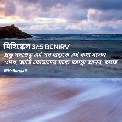 Picture 02 - যিহিষ্কেল 37:5 BENIRV - প্রভু সদাপ্রভু এই - Bible Verse Picture