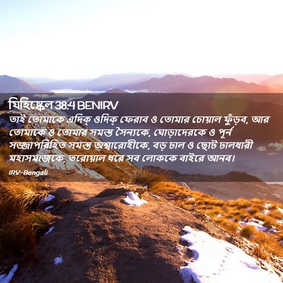 Picture 02 - যিহিষ্কেল 38:4 BENIRV - তাই তোমাকে এদিক্‌ - Bible Verse Picture