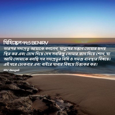 Picture 02 - যিহিষ্কেল 44:5 BENIRV - তারপর সদাপ্রভু - Bible Verse Picture
