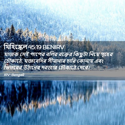 Picture 02 - যিহিষ্কেল 45:19 BENIRV - যাজক সেই পাপের - Bible Verse Picture