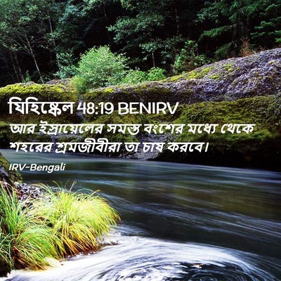 Picture 02 - যিহিষ্কেল 48:19 BENIRV - আর ইস্রায়েলের - Bible Verse Picture