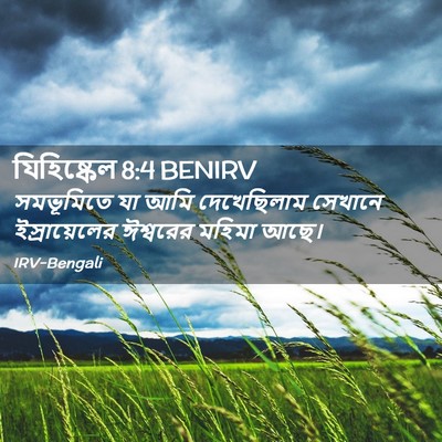 Picture 02 - যিহিষ্কেল 8:4 BENIRV - সমভূমিতে যা আমি - Bible Verse Picture