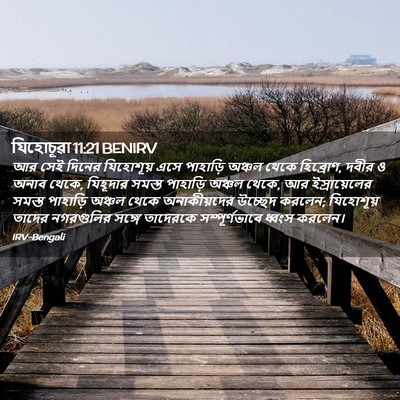 Picture 02 - যিহোচূৱা 11:21 BENIRV - আর সেই দিনের - Bible Verse Picture