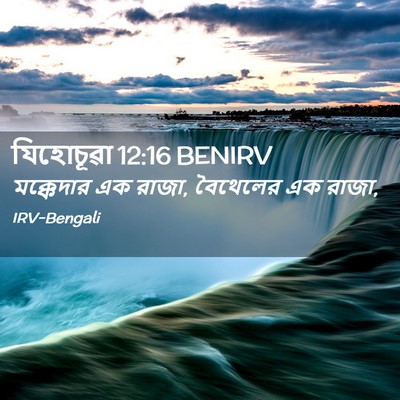 Picture 02 - যিহোচূৱা 12:16 BENIRV - মক্কেদার এক রাজা, - Bible Verse Picture