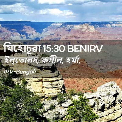 Picture 02 - যিহোচূৱা 15:30 BENIRV - ইল্‌তোলদ, কসীল, - Bible Verse Picture