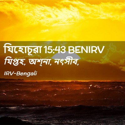 Picture 02 - যিহোচূৱা 15:43 BENIRV - যিপ্তহ, অশ্‌না, - Bible Verse Picture