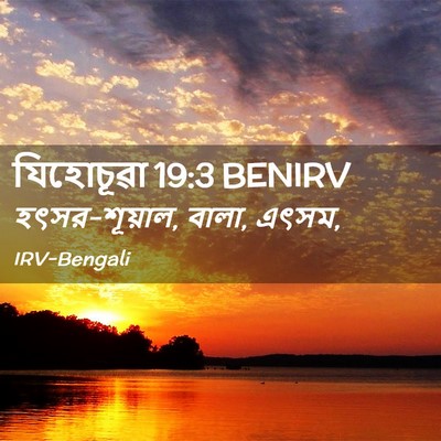 Picture 02 - যিহোচূৱা 19:3 BENIRV - হৎসর-শূয়াল, বালা, - Bible Verse Picture