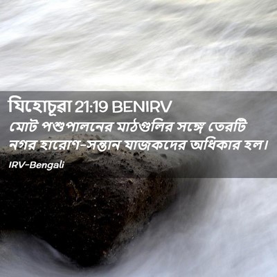 Picture 02 - যিহোচূৱা 21:19 BENIRV - মোট পশুপালনের - Bible Verse Picture
