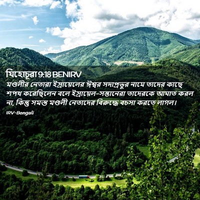 Picture 02 - যিহোচূৱা 9:18 BENIRV - মণ্ডলীর নেতারা - Bible Verse Picture
