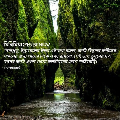 Picture 02 - যিৰিমিয়া 24:5 BENIRV - “সদাপ্রভু, - Bible Verse Picture