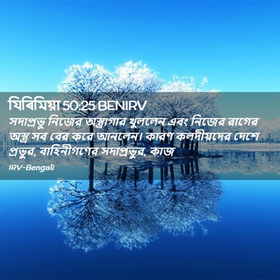 Picture 02 - যিৰিমিয়া 50:25 BENIRV - সদাপ্রভু নিজের - Bible Verse Picture
